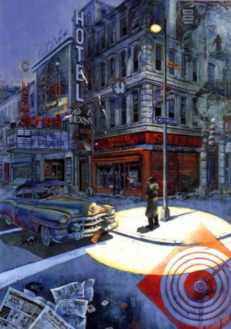 Around the Corner Limited Edition Print by Daniel Authouart Around the Corner Limited Edition Print by Daniel Authouart
