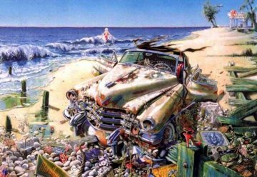 Une Cadillac Pour Marilyn Limited Edition Print - Daniel Authouart Une Cadillac Pour Marilyn Limited Edition Print - Daniel Authouart