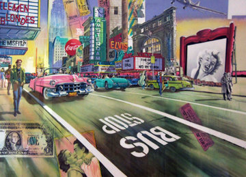 Bus Stop 1989 25x32 (Marilyn Monroe) Limited Edition Print - Daniel Authouart