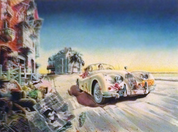 Le Jag Limited Edition Print by Daniel Authouart Le Jag Limited Edition Print by Daniel Authouart
