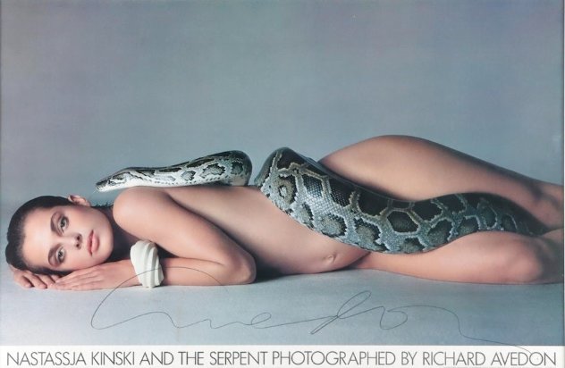 Nastassja Kinski and the Serpent 1981 HS Photography by Richard Avedon