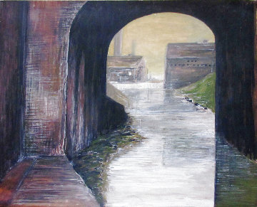Misty River 16x20 Original Painting - Milton Avery