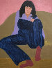 Untitled Portrait 1984 31x25 Original Painting by March Avery - 0 Untitled Portrait 1984 31x25 Original Painting by March Avery - 0