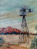  Windmill 1972 14x12 Original Painting by Sally Michel Avery - 0