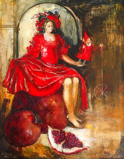 Goddast of Fertility #3 34x28 Original Painting - Laura Avetisyan Goddast of Fertility #3 34x28 Original Painting - Laura Avetisyan
