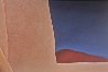 Ranchos Church With Hill No 1 1989 24x34 - New Mexico Original Painting by John Axton - 0