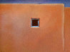 Pueblo Turquoise 1990 34x44 Huge - New Mexico Original Painting by John Axton - 0
