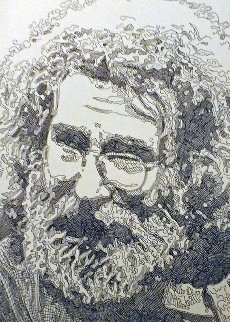 Jerry Garcia, Portrait 2013 Limited Edition Print - Guillaume Azoulay Jerry Garcia, Portrait 2013 Limited Edition Print - Guillaume Azoulay