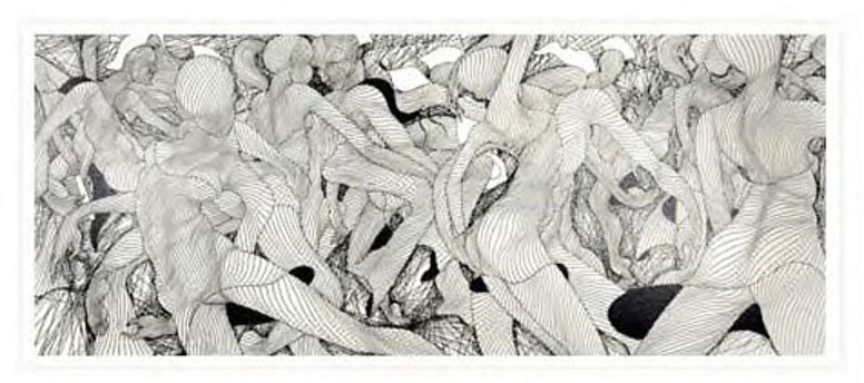 Escale 1987 27x56 Huge Limited Edition Print by Guillaume Azoulay Escale 1987 27x56 Huge Limited Edition Print by Guillaume Azoulay