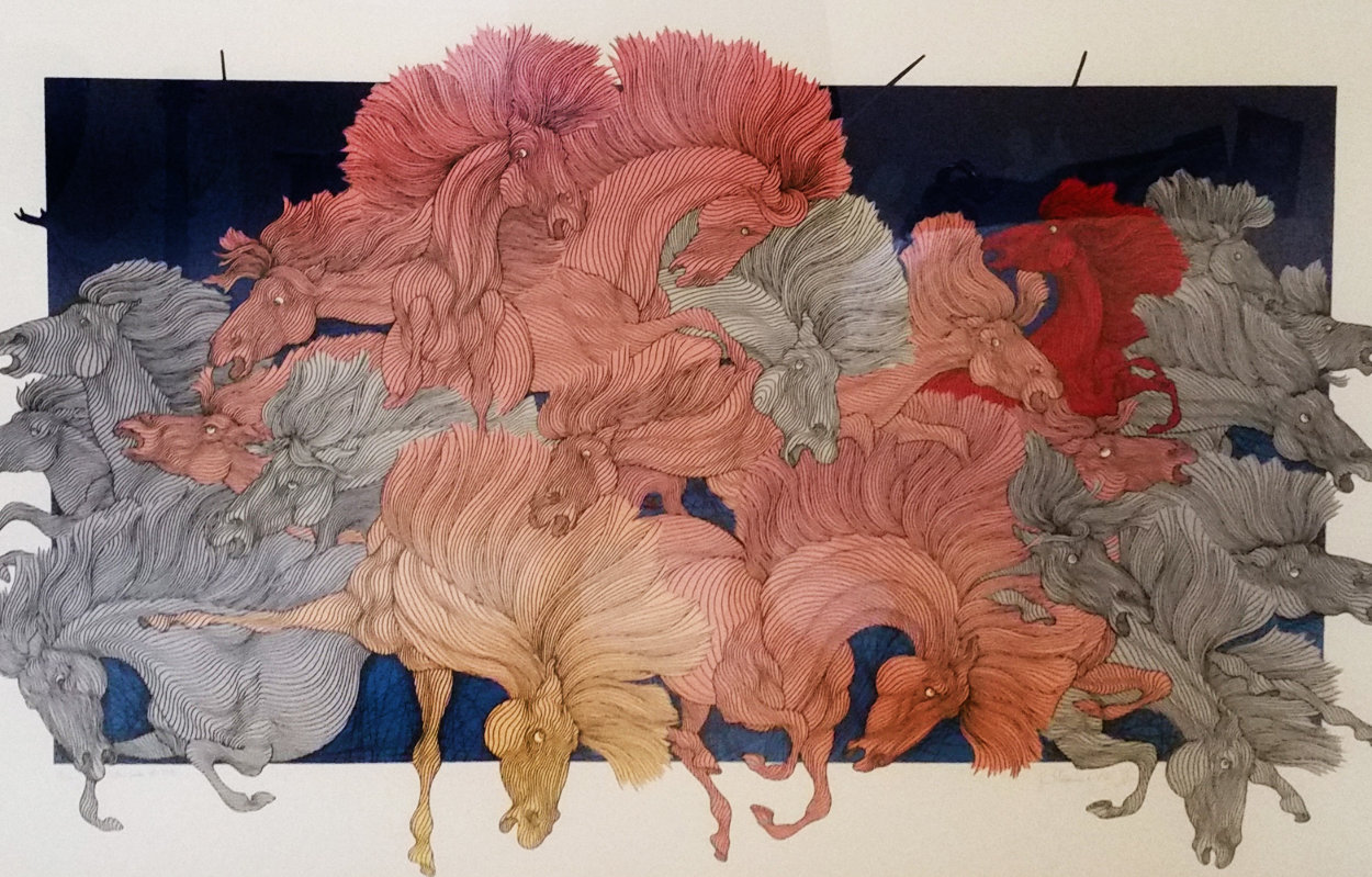 Stampede 1988 Limited Edition Print by Guillaume Azoulay Stampede 1988 Limited Edition Print by Guillaume Azoulay