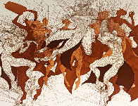 Joy of Torah, Suite of 3 Prints 1980 Limited Edition Print by Guillaume Azoulay - 2 Joy of Torah, Suite of 3 Prints 1980 Limited Edition Print by Guillaume Azoulay - 2