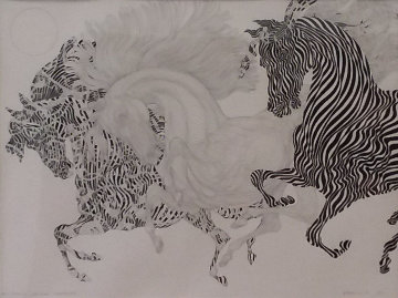 Trois Montures Essai 2009 Sur Fond Arnaud 2009 Drawing 35x30 Drawing - Guillaume Azoulay Trois Montures Essai 2009 Sur Fond Arnaud 2009 Drawing 35x30 Drawing - Guillaume Azoulay