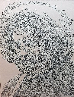 Jerry Garcia Drawing 2016 18x16 Drawing - Guillaume Azoulay