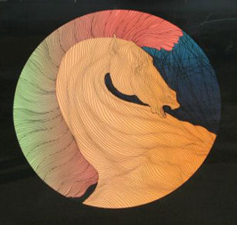 Le Cavalier 1987 Limited Edition Print - Guillaume Azoulay Le Cavalier 1987 Limited Edition Print - Guillaume Azoulay