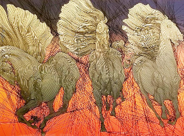 Andante II 1980 with 2 Remarques Double Signed Limited Edition Print - Guillaume Azoulay Andante II 1980 with 2 Remarques Double Signed Limited Edition Print - Guillaume Azoulay