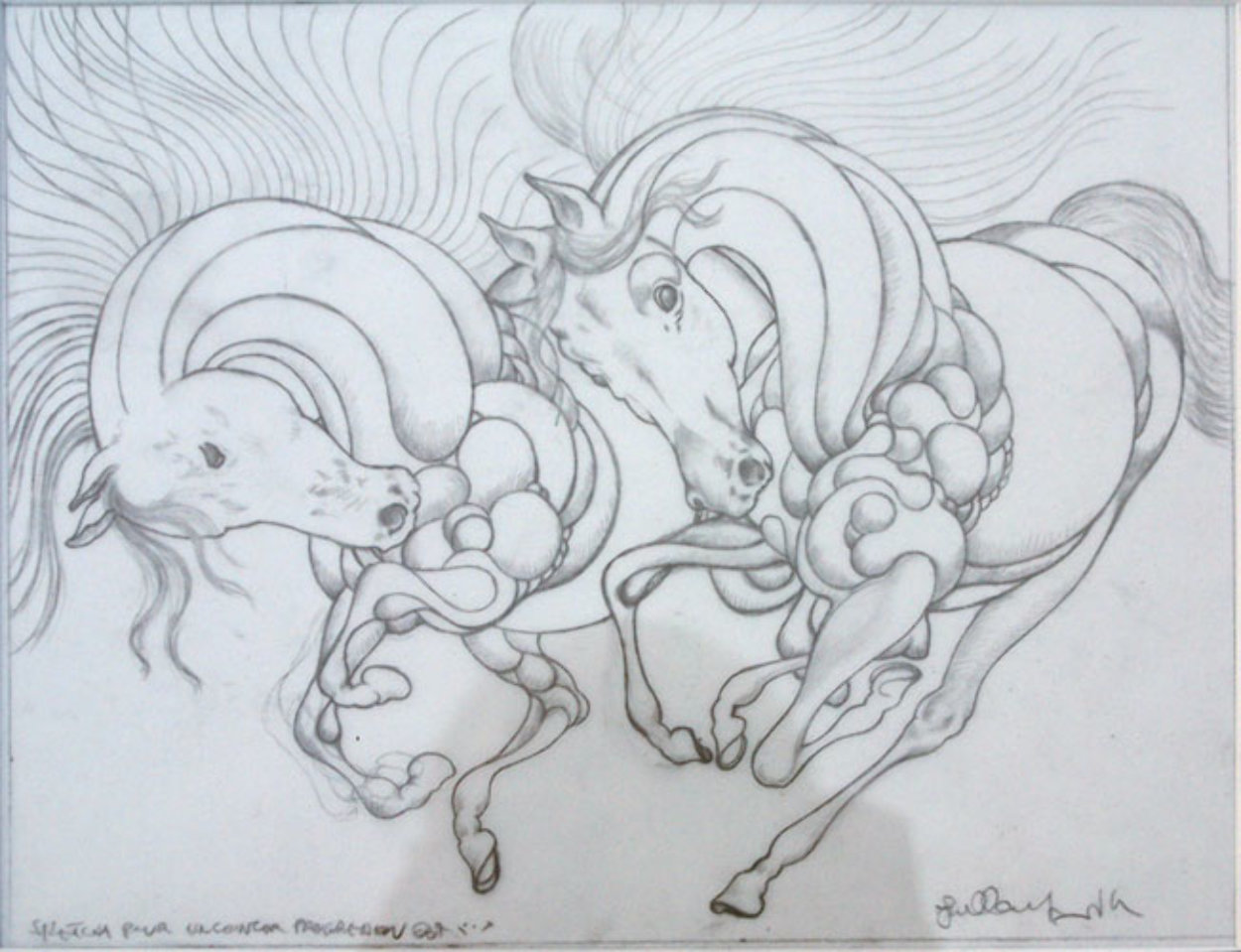 Sketch Pour Encounter Progression 2007 Drawing by Guillaume Azoulay Sketch Pour Encounter Progression 2007 Drawing by Guillaume Azoulay