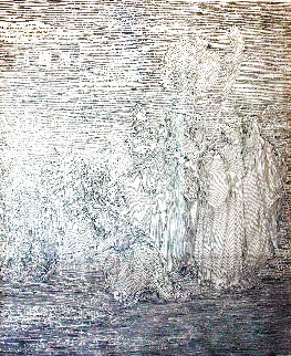 La Fille De Pharaon D'apres G.dore Etude Suplementaire 2004 32x28 Drawing - Guillaume Azoulay La Fille De Pharaon D'apres G.dore Etude Suplementaire 2004 32x28 Drawing - Guillaume Azoulay