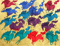 Quinze Chevaux 2005 Remarque - Huge Limited Edition Print by Guillaume Azoulay - 0 Quinze Chevaux 2005 Remarque - Huge Limited Edition Print by Guillaume Azoulay - 0