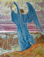 Angel and Joshua (State II) Limited Edition Print by Guillaume Azoulay - 0 Angel and Joshua (State II) Limited Edition Print by Guillaume Azoulay - 0