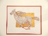 Le Cheval Dore Drawing 2008 16x17 Works on Paper (not prints) by Guillaume Azoulay - 2