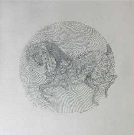 Equus Drawing 2002 Drawing - Guillaume Azoulay
