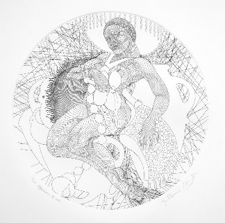 Zodiac: Aquarius Black and White 1988 Limited Edition Print - Guillaume Azoulay Zodiac: Aquarius Black and White 1988 Limited Edition Print - Guillaume Azoulay