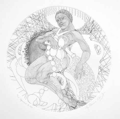 Zodiac: Aquarius Black and White 1988 Limited Edition Print - Guillaume Azoulay