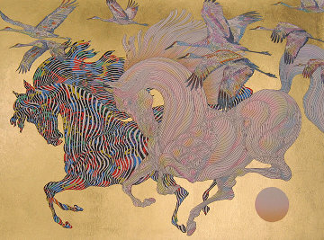 Le Vol Des Grues 2014 Limited Edition Print - Guillaume Azoulay Le Vol Des Grues 2014 Limited Edition Print - Guillaume Azoulay