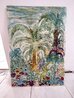 Untitled Palm Tree Landscape 2006 39x28 Original Painting by Leon Azoulay - 1