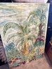Untitled Palm Tree Landscape 2006 39x28 Original Painting by Leon Azoulay - 2