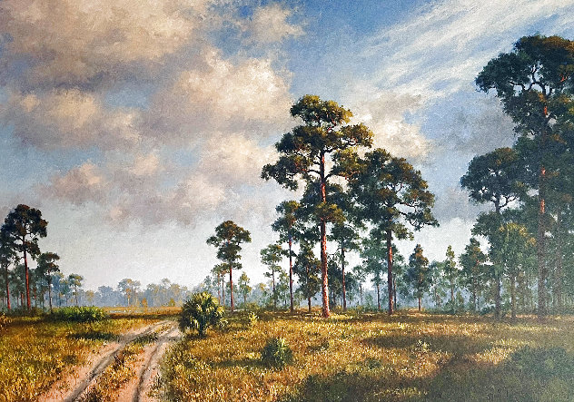 Piney Woods 1977 - Double Signed Limited Edition Print by A.E. Backus