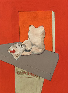 Study of a Human Body After Ingres 1984 Limited Edition Print - Francis Bacon Study of a Human Body After Ingres 1984 Limited Edition Print - Francis Bacon