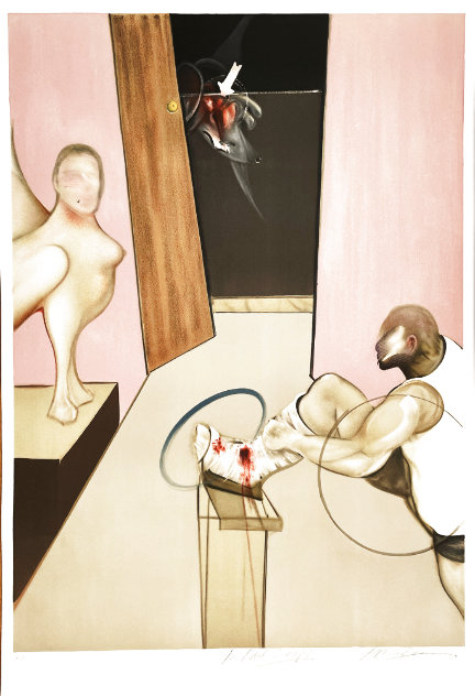 Oedipus And the Sphinx (After Ingres) 1984 Limited Edition Print by Francis Bacon