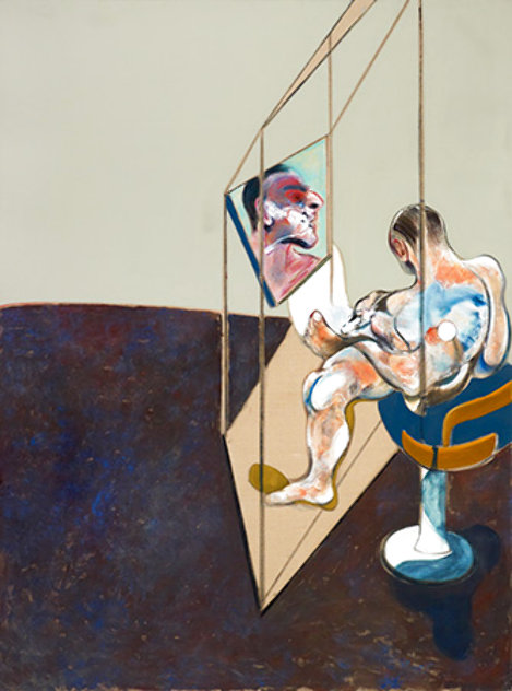 Three Studies of Male Back (One Work - Right Panel of the Tryptych) 1987 Limited Edition Print by Francis Bacon