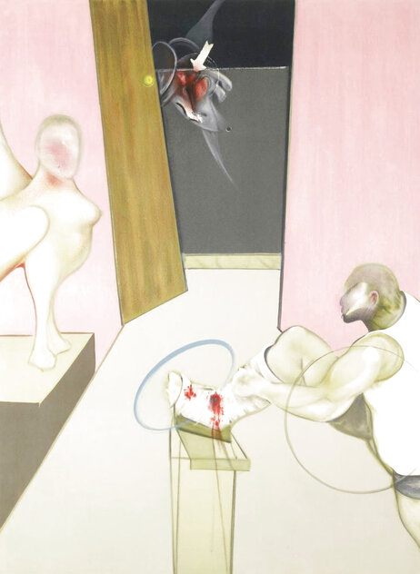 Triptych 1987 Lithograph 37x26 by Francis Bacon - For Sale on Art