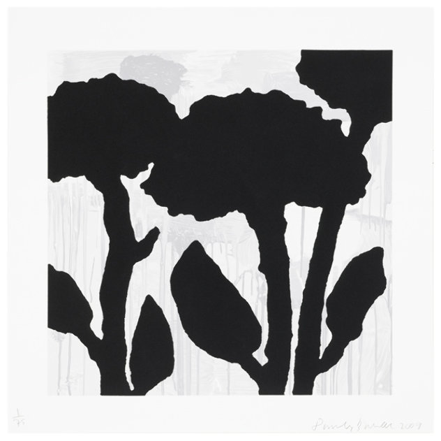 Flower Study Suite of 3  2009 Limited Edition Print by Donald Baechler
