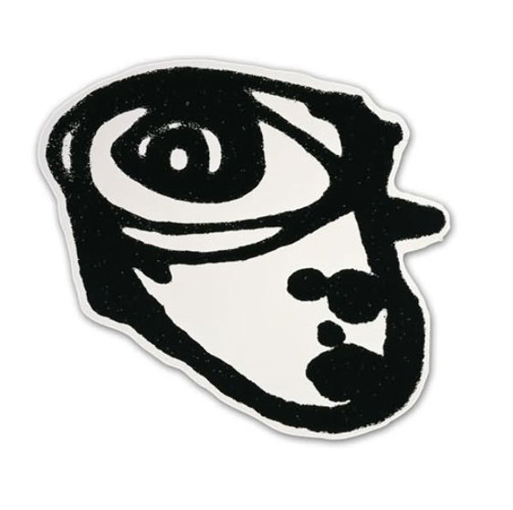 Head on aluminum 2003 Limited Edition Print by Donald Baechler Head on aluminum 2003 Limited Edition Print by Donald Baechler