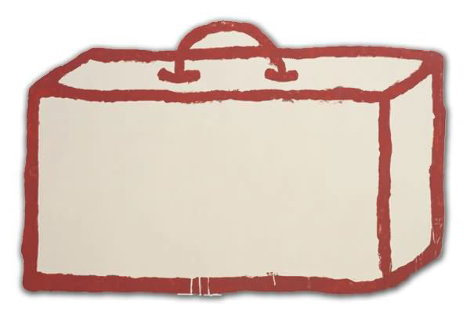 Suitcase on Alumimum 2003 Limited Edition Print - Donald Baechler