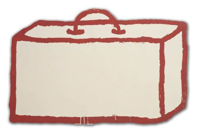 Suitcase on Alumimum 2003 Limited Edition Print by Donald Baechler