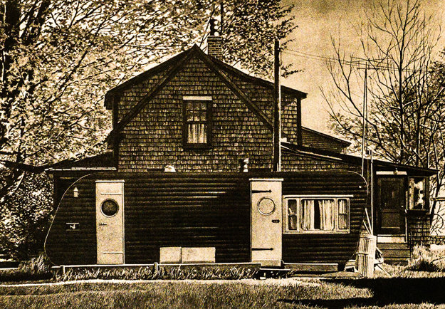 House With Trailer 1979 Limited Edition Print by John Baeder House With Trailer 1979 Limited Edition Print by John Baeder