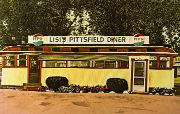 Lisi's Pittsfield Diner 1980 Limited Edition Print - John Baeder Lisi's Pittsfield Diner 1980 Limited Edition Print - John Baeder