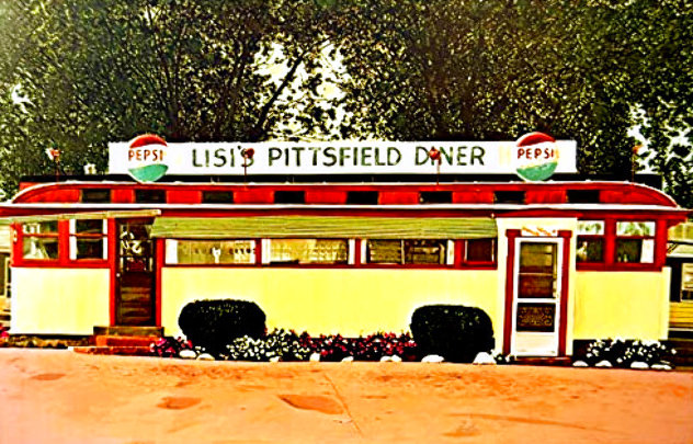 Lisi's Pittsfield Diner 1980 Limited Edition Print by John Baeder