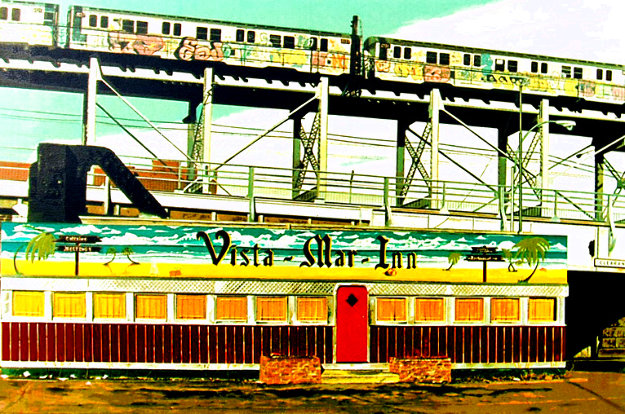 Vista Marr Inn 1980 by John Baeder