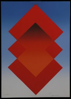 Untitled Silkscreen 1968 Limited Edition Print - Olle Baertling Untitled Silkscreen 1968 Limited Edition Print - Olle Baertling