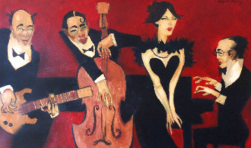 Peyroux 2004 38x61 Super Huge Original Painting - Clifford Bailey Peyroux 2004 38x61 Super Huge Original Painting - Clifford Bailey