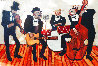 Tout Le Jour Toute La Nuit 1999 48x72 Huge Mural Size Original Painting by Clifford Bailey - 0