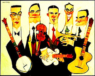 Kentucky Bound 2007 54x66 Super Huge Original Painting - Clifford Bailey Kentucky Bound 2007 54x66 Super Huge Original Painting - Clifford Bailey