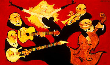 Kickin Back 2007 42x66 Super Huge Original Painting - Clifford Bailey Kickin Back 2007 42x66 Super Huge Original Painting - Clifford Bailey