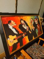 Spectrum Groove 1999 17x40 Original Painting by Clifford Bailey - 1 Spectrum Groove 1999 17x40 Original Painting by Clifford Bailey - 1
