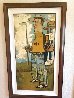 Golfer Embellished - Huge Limited Edition Print by Clifford Bailey - 1